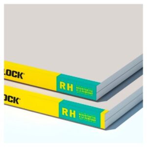 PLACA DE YESO ANTIHUMEDAD 1,20 X 2,40 - 12, 5MM DURLOCK