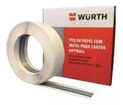 CINTA METAL PAPEL DRYWALL 50mm x 30m WURTH