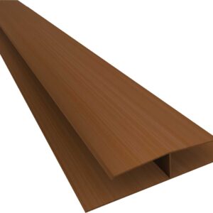 EMPALME H PVC FLEXIBLE MARRÓN x6m PLASBIL