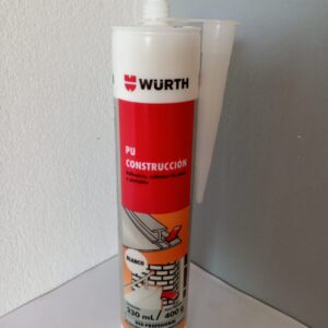 PEGAMENTO PU CONSTRUCCIÓN BLANCO 400g WURTH