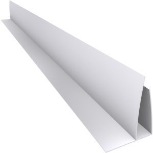 PERFIL PERIMETRAL F BLANCO (para placa de 10mm)x3.0m BARBIERI