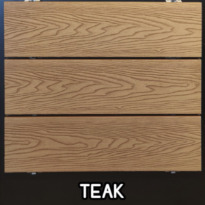 PLACA WPC DECK 2,90m x 146 x 23mm (MLPP)(TEAK)