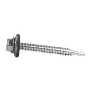 TORNILLO PUNTA MECHA C/ ARANDELA 55x19 (CHAPA) (x100)