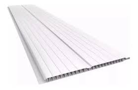 PLACA PVC BLANCO RANURADO 0,20 X 6m X 7mm PLASBIL