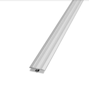 PERFIL T 2250 CROMO MATE 14 X 4mm X 2m